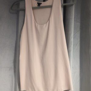 Ann Taylor Mix Media Blouse (Pink)